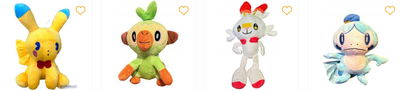 PELUCHE POKEMON 20CM（CONSULTAR LA VARIEDAD ）
