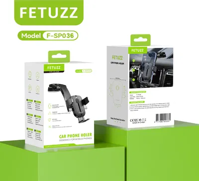 FETUZZ SOPORTE CELULAR PARA AUTO ROTACION 360°CON VENTOSA FSP36