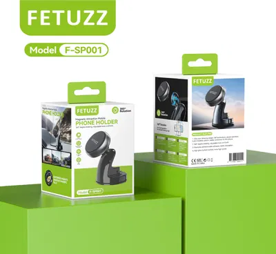 FETUZZ SOPORTE CELULAR MAGNETICO PARA AUTO CON VENTOSA FSP01