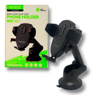 FETUZZ SOPORTE CELULAR PARA AUTO ROTACION 360°CON VENTOSA FSP02