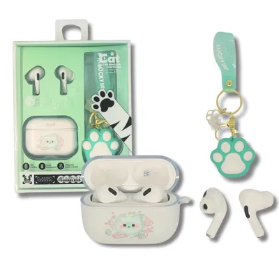 AURICULAR INALAMBRICO BLUETOOTH ESTILO ANIME CON COLGANTE TWSK8