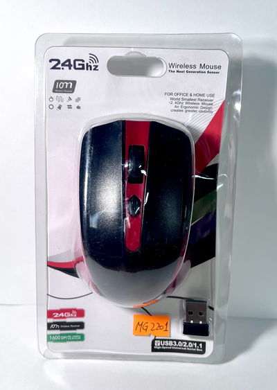 MOUSE INALAMBRICO CON USB 2.4GHZ 211-2