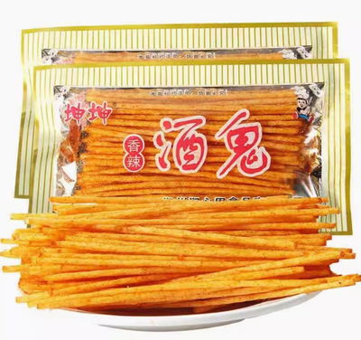 JIUGUI TIRAS PICANTE DE GLUTEN X30 PAQUETES FS47