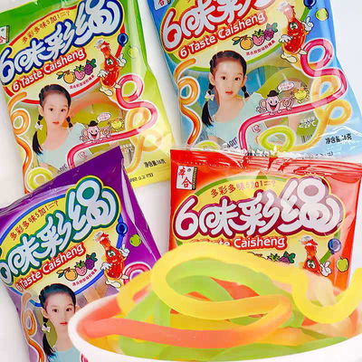 BENHE TIRAS DE CARAMELO ARCOIRIS 6 SABORES X30 PAQ FS53