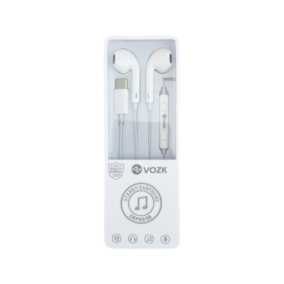 AURICULARES VOZK CON ENTRADA TIPO C