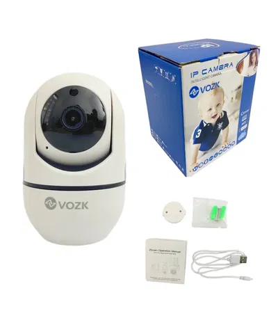 CAMARAS DE SEGURIDAD WIFI INALÁMBRICA HD CON AUDIO VOZK