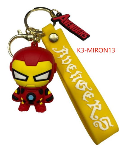 LLAVERO GOMA MARVEL IRON MAN 1