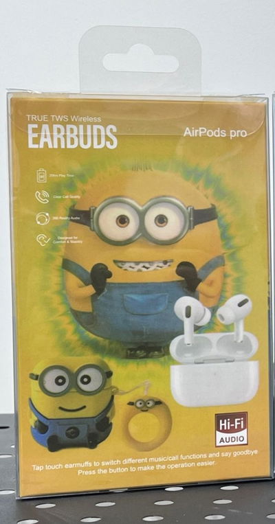 AURICULAR INALAMBRICO BLUETOOTH CON FUNDA ANIME KT01