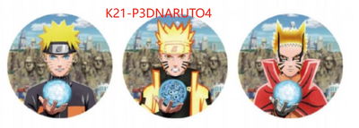 PIN METAL 3D NARUTO