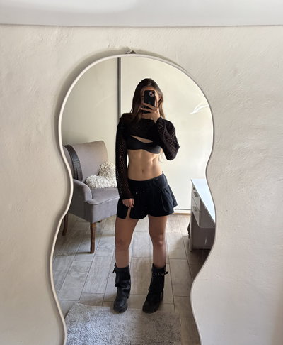 Crop top Bali (negro) 