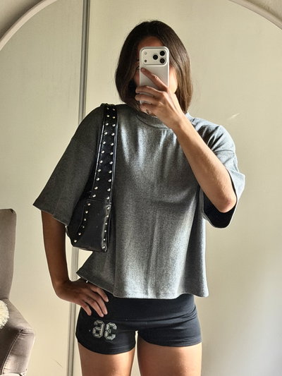 Remera Boxy grey 