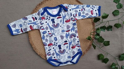 BODY MANGA LARGAS CUELLO AMERICANO 