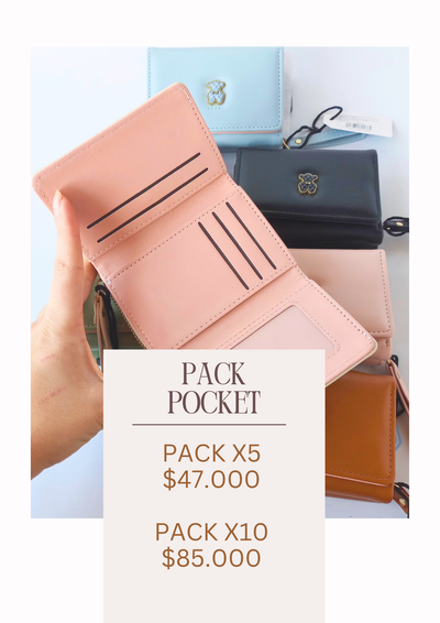 Pack Billetera pocket