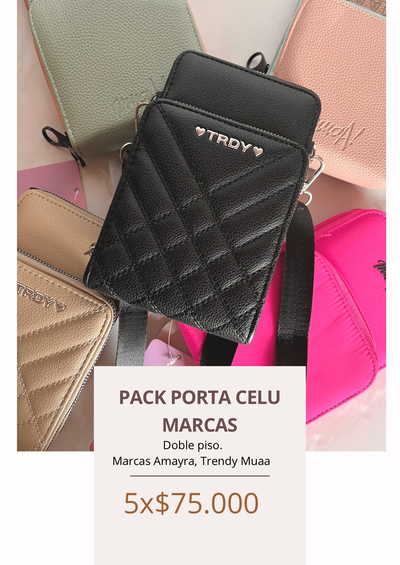 PACK Porta celular MARCAS x5