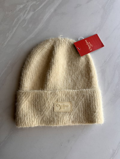 Gorro Lana OREIRO LOVE natural x1