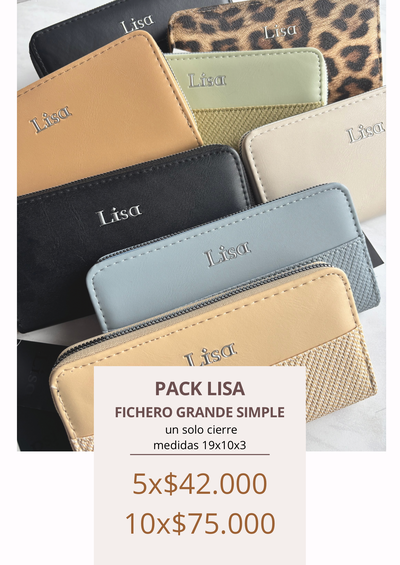 Pack Billetera Grande importada 