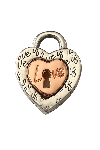 Charm Doble Corazón  "Love"