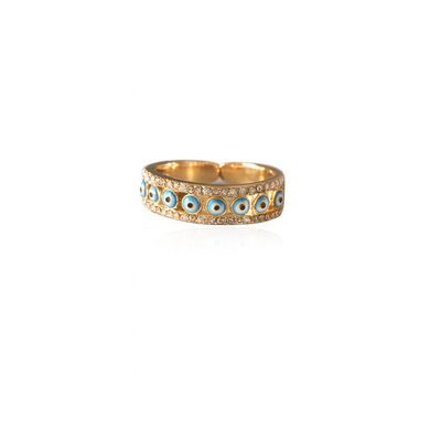 Anillo Ojo Turco y Brillos