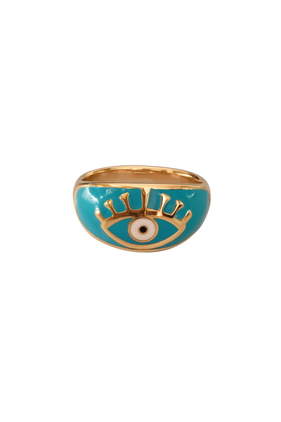 Anillo Ojo Turquesa Protección 