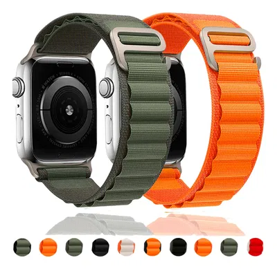 Correa  Malla Alpine Trenzado para Watch Ultra Serie 1 a 9 Se
