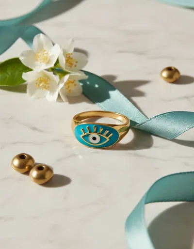 Anillo Ojo Turquesa Protección