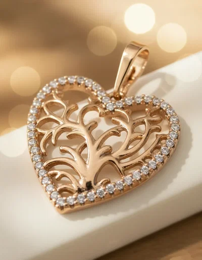 Dije Corazón Árbol de la Vida