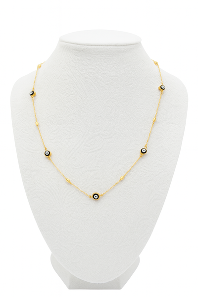 Collar Ojito Turco Gold: Protección y Elegancia que Iluminan tu Día