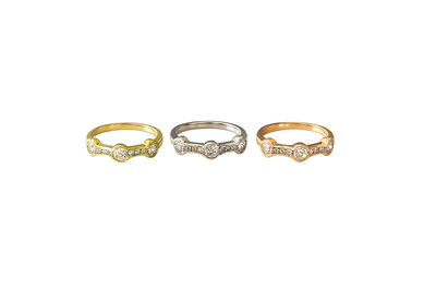 Anillo Bambú pack x 3