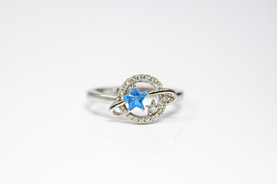 Anillo Galaxia de Estrella Azúl