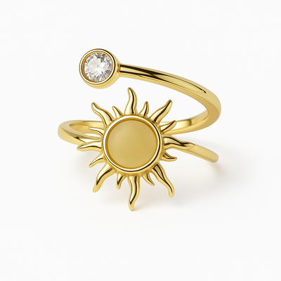 Anillo Giratorio Solar Antiestrés Regulable