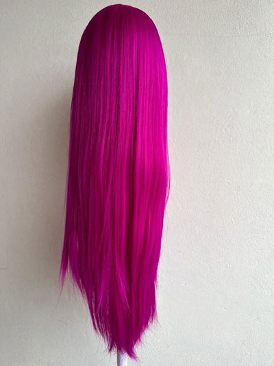 Peluca Fucsia Eléctrico 