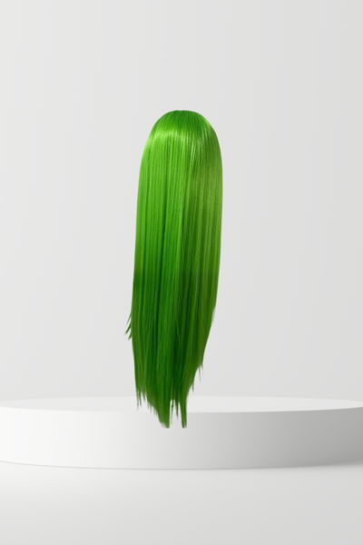 Peluca Verde Neón 
