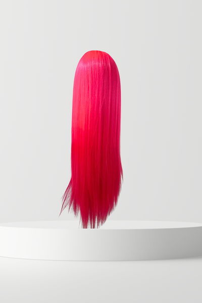 Peluca Fucsia Neón 