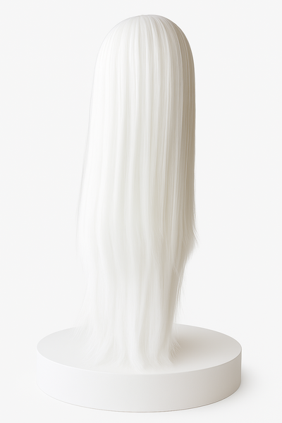 Peluca Blanca/ Lacio/ Hilo Premium HD