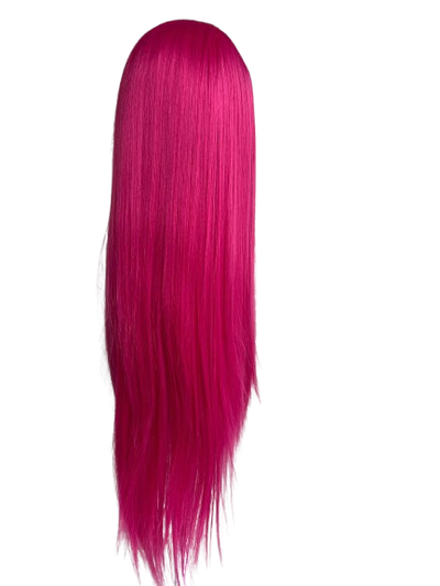 Peluca Magenta Intenso /Lacio/Hilo Premium HD