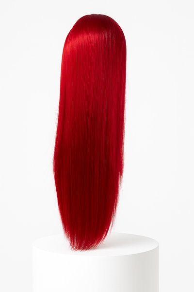 Peluca Rojo Fuego/ Lacio/ Hilo Premium HD