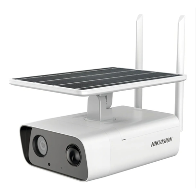 Camara Seguridad Ip Hikvision 4g Panel Solar 4mp Bateria Pir Color Blanco