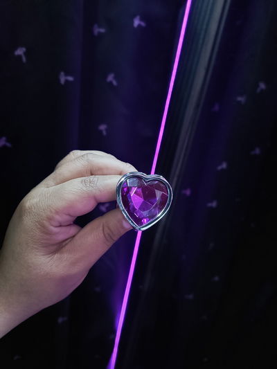 PLUG ANAL METAL LOVE PURPLE T:M