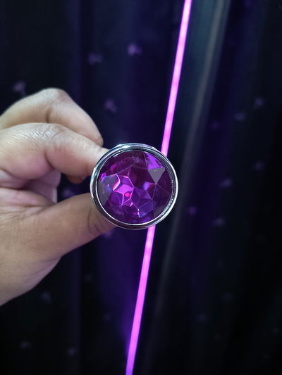 PLUG ANAL METAL PURPLE T: S