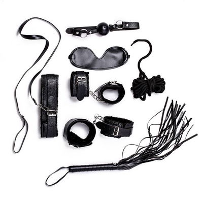 KIT DE BONDAGE 7 PIEZAS NEGRO