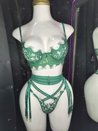 CONJUNTO DE LENCERÍA 💚