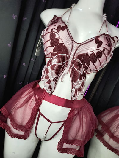 CONJUNTO DE LENCERÍA 🍷