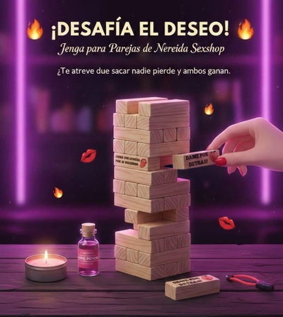 JENGA HOT P/ PAREJAS 🔥 (30 piezas)
