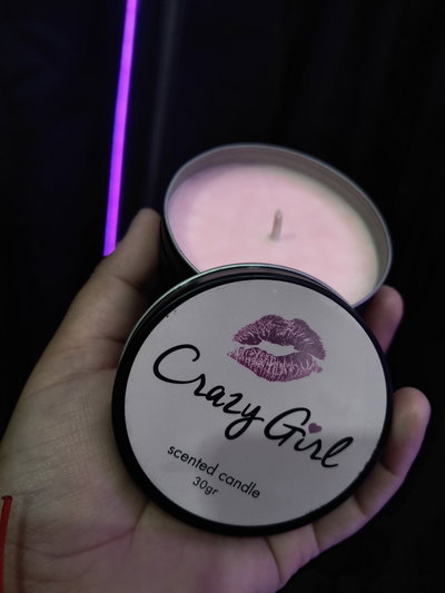 Velas para masajes eróticos crazy girl 30gr