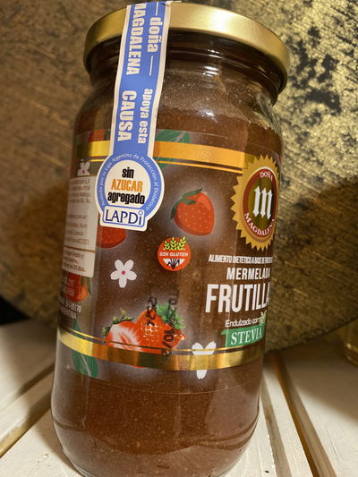 Mermelada de frutilla sin azúcar 