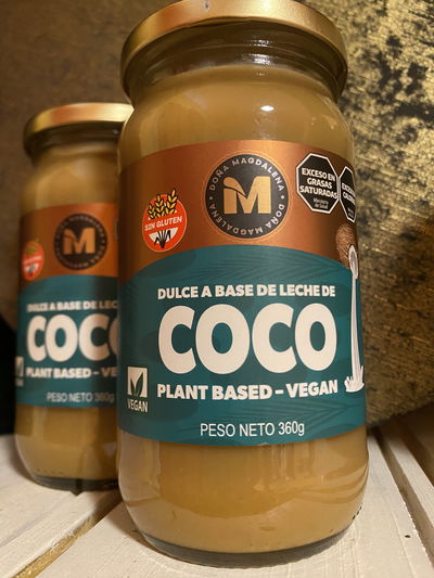Dulce de leche de coco vegano