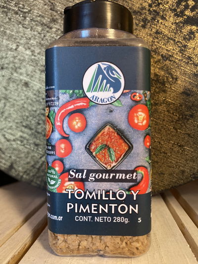 Sales Gourmet Aragon tomillo y pimentón 