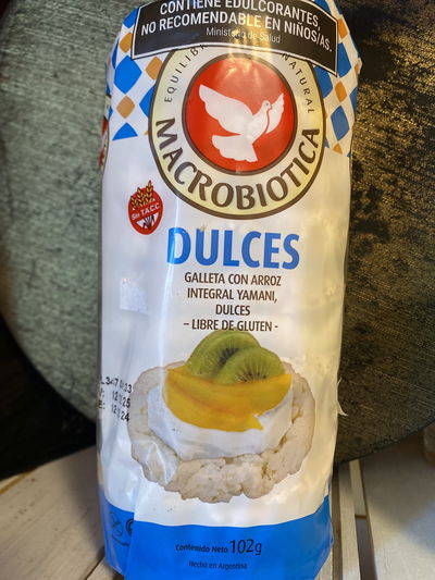 Tostadas de arroz Macrobiota 