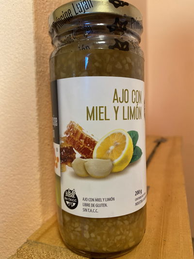 Pasta de ajo con miel y Limón 