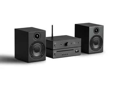 Sistema todo en uno PRO JECT STEREO SET E CD Amplificador Bluetooth/CD/Parlantes